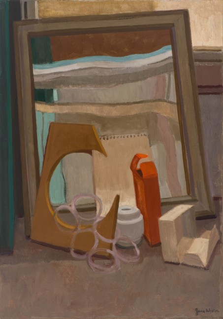 Lechay&amp;#39;s Studio, 1974
Oil on linen
30 x 21 inches