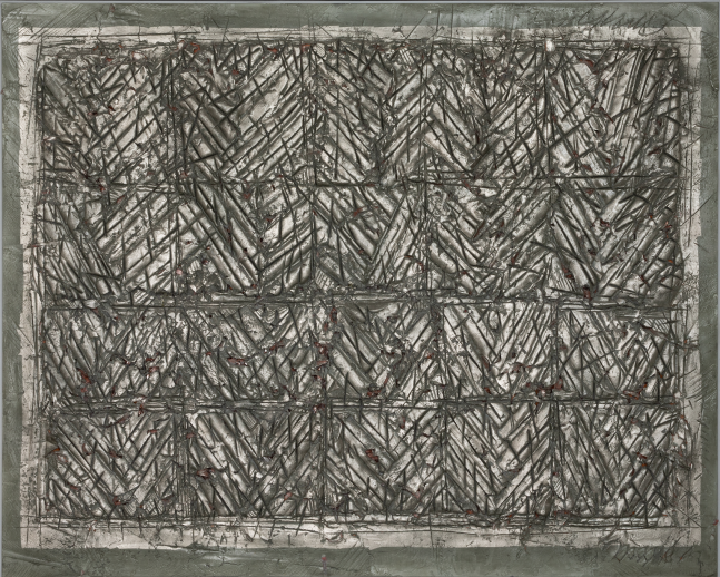 George Dunbar
Paquet-Marshgrass, 2006
Palladium over green clay and red rags
40h x 60w in
SOLD