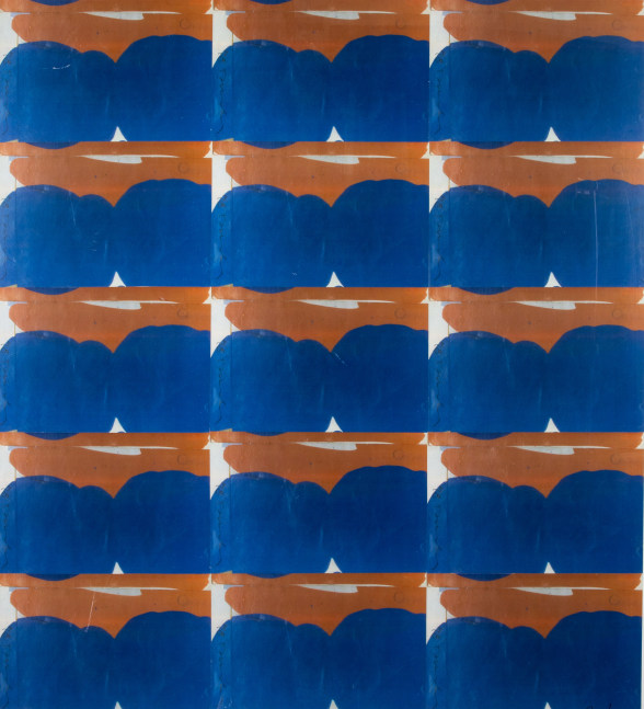 George Dunbar
Blue and Orange Multiple, 2009
Print on paper collage