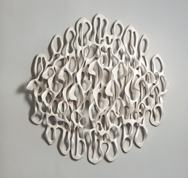 Caprice Pierucci
White Delicate Loops IX, 2024
Pine
45h x 45w x 6d in
SOLD