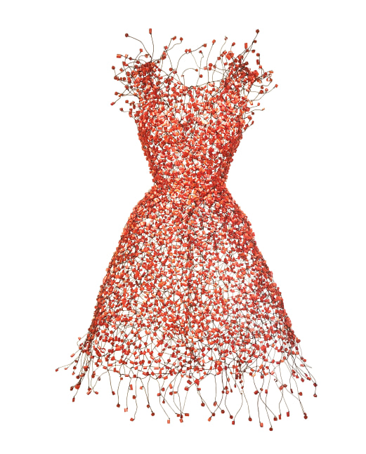 Key-Sook Geum
Red Resonance
wire, beads
45h x 31w x 16.50d in