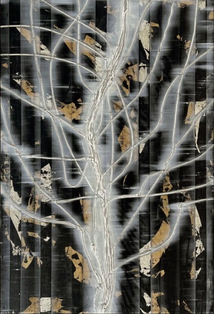 Michael Kessler
Treeclips IV, 2021
acrylic on panel
60h x 40w in