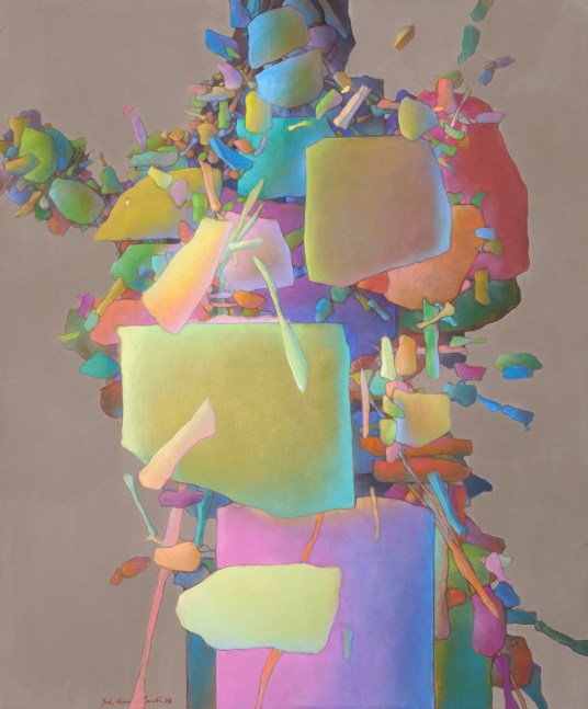 Jose-Maria Cundin
The Radioactive Portrait of Mme. Curie, 2025
oil on linen
60h x 50w in