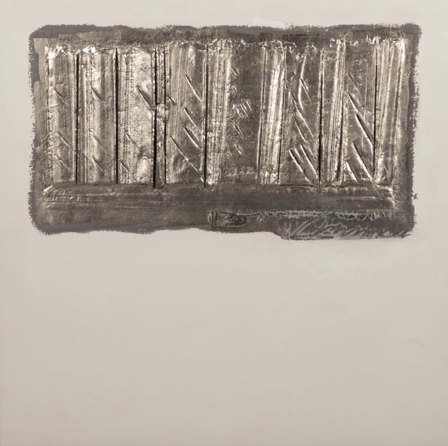 George Dunbar
Ahoyo - Surge Series, 2024
Moon gold, white and taupe clay with die keen
24h x 24w in