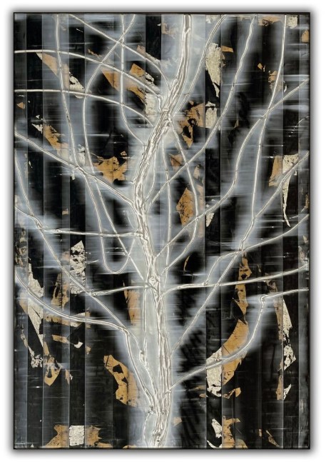 Michael Kessler
Treeclips IV, 2021
acrylic on panel
60h x 40w in