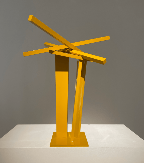 John Henry
Zach&amp;#39;s Tower
Model, 2008
aluminum painted yellow
18.50h x 16.50w x 15d in
1/4
