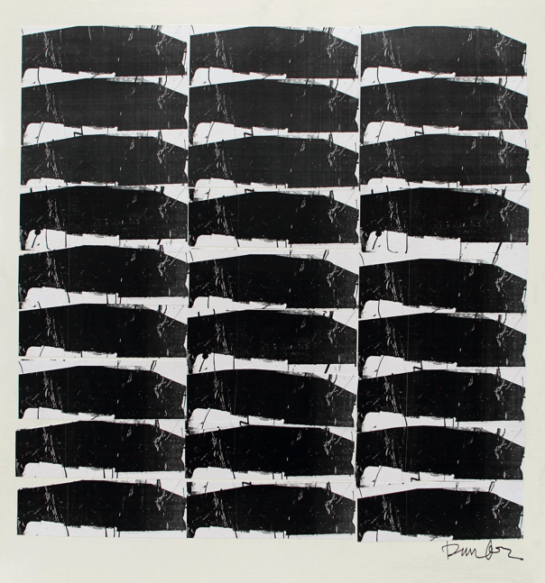 George Dunbar
Black and White Series No. 3, 2009
Acrylic wash on paper collage
32 x 29 inches
 
 