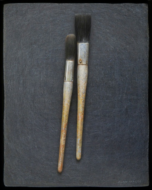 Alan Magee, Nocturne, 2010 acrylic and oil on panel 14 x 11 inches