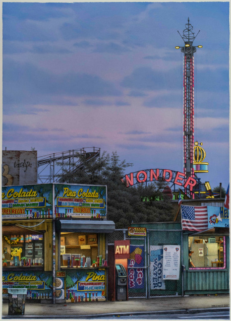 Frederick Brosen (b. 1954) Wonder, 2020 Watercolor over graphite on paper 35 x 25 in.