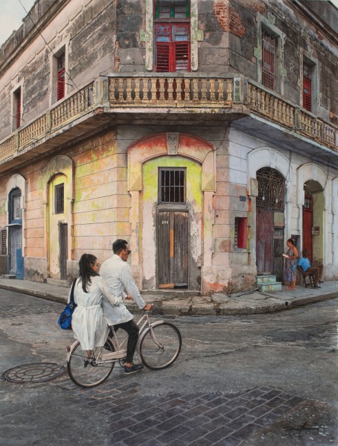 Rance Jones, Calling, 2023, watercolor on paper, 32 x 25inches