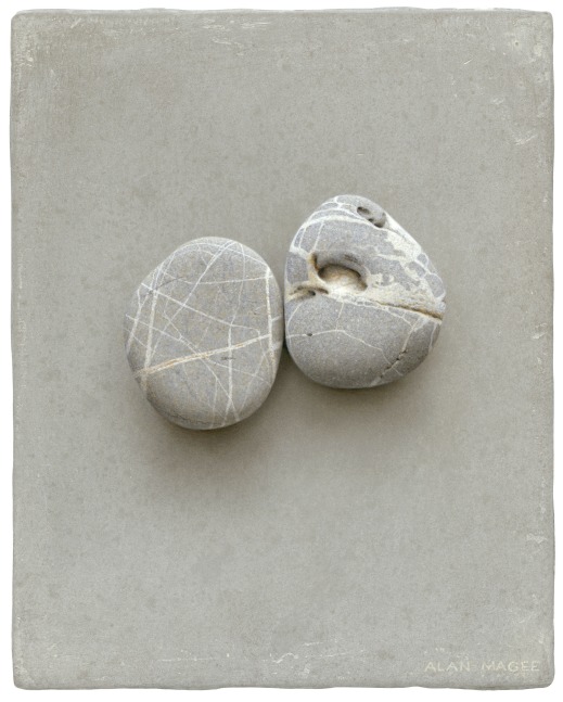 Alan Magee The Long Distance Friendships, 2016 acrylic on panel 10 x 8 inches