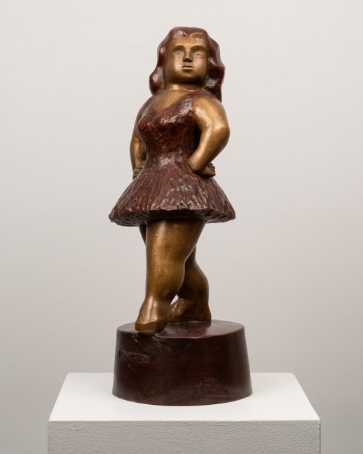 Chaim Gross, Ballet Girl, c. 1941 bronze 21 x 7 3/4 x 8 1/4 inches