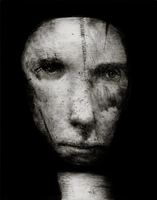 Alan Magee, Wound, 1995, monotype with watercolor and black pencil, 14 x 11 inches