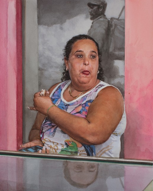 Rance Jones, Cake, 2023, watercolor on paper, 12 1/2 x 10 inches