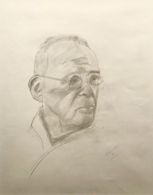 Joseph Fioretti Ron Rifkin, 2017 graphite on paper 22 3/8 x 17 1/2 inches