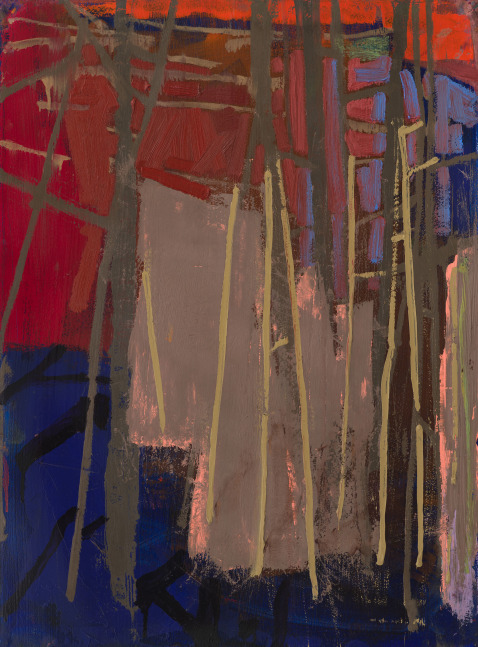 Brian Rutenberg Night Crawler 3, 2021 oil on paper 30 x 22 1/2 inches