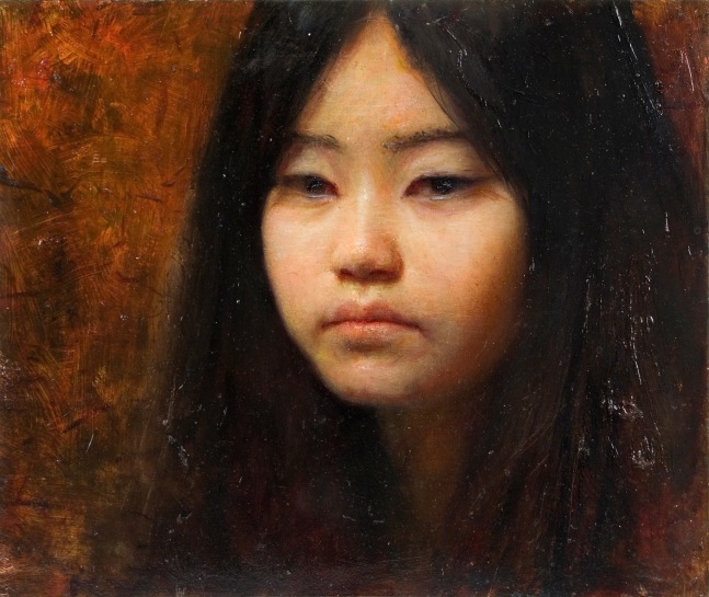 Steven Assael Lie May, 2017 oil on copper 10 x 12 inches