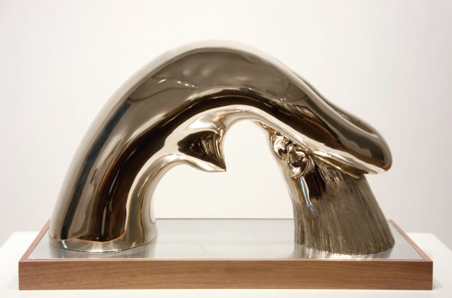 Hugo Robus Woman Washing Hair, 1933 polished bronze 8 1/4 x 14 1/2 x 5 1/2 inches Edition 4/18