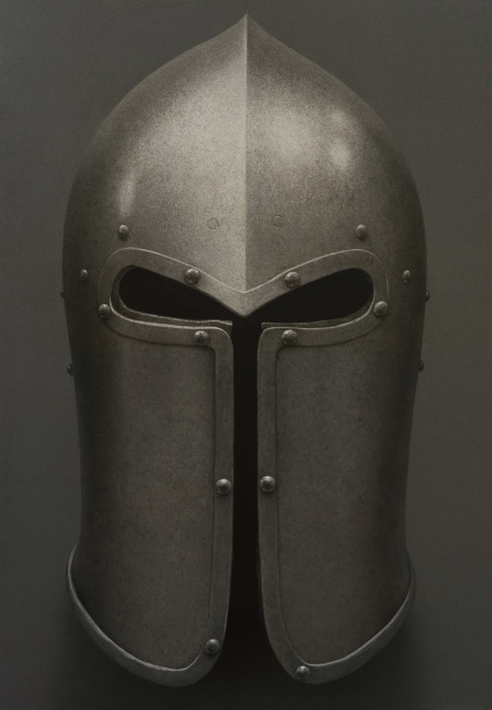 Alan Magee, Helmet V (SOLD), 2019, acrylic on canvas, 72 x 50 inches