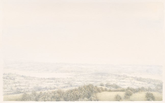 Robert Bauer Above the Bay, 2023 tempera on paper 11 x 17 inches