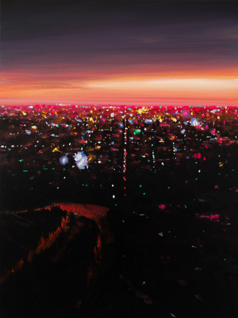 Tula Telfair Action is Inseparable from Perception, 2023 oil on clayboard 24 x 18 inches