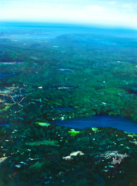 Tula Telfair Remembered Landscape, 2022 oil on clayboard 24 x 18 inches