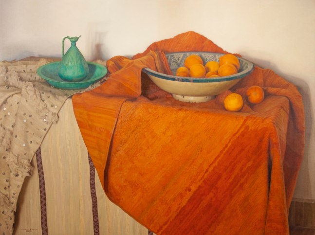 Claudio Bravo Oranges, 2002 oil on canvas 45 x 58 inches