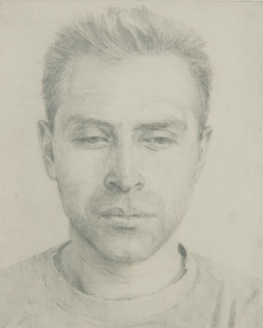 Robert Bauer Orlando II, 2001 graphite over gesso on paper 10 x 8 1/2 inches