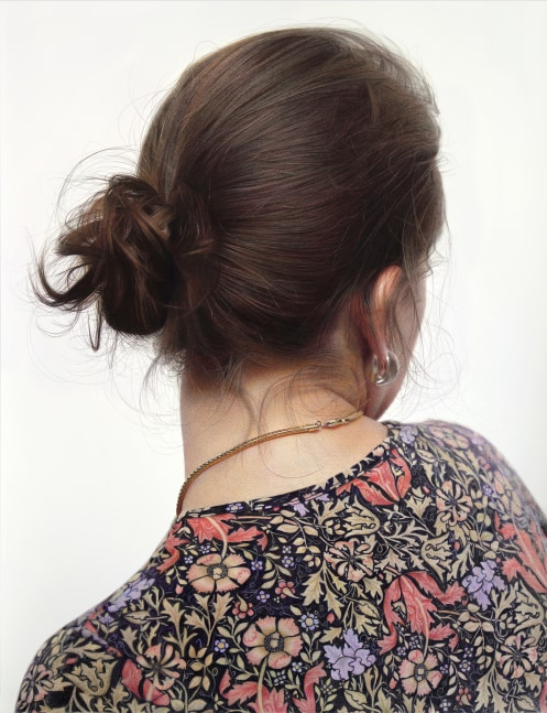 Clio Newton Laura's Shirt, 2023 colored pencil on Coventry Rag paper 50 x 38 inches