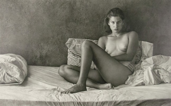 Kent Bellows Megan: August 1995, 1995 graphite on paper 18 x 28 3/4 inches