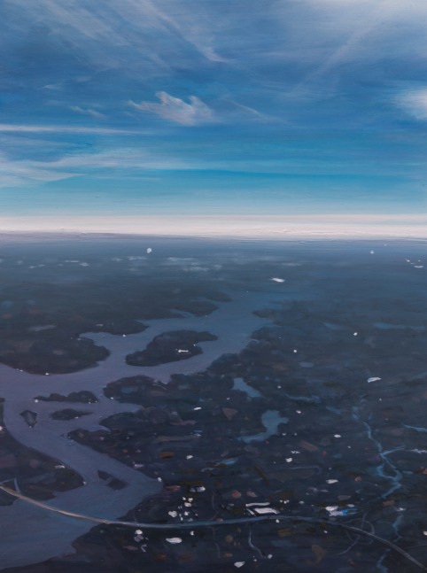 Tula Telfair Landmark, 2022 oil on clayboard 24 x 18 inches