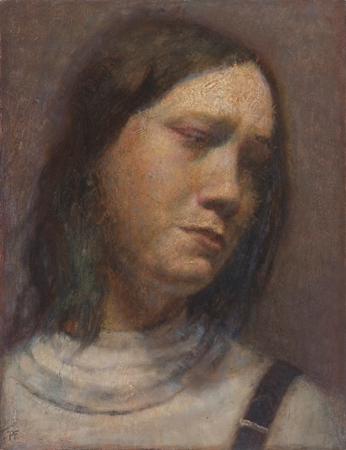 Paul Fenniak, Passer-by, 2009, oil on Masonite, 9 x 7 inches