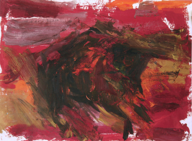 Elaine de Kooning Veronica, 1960 oil on paper 15 x 20 inches