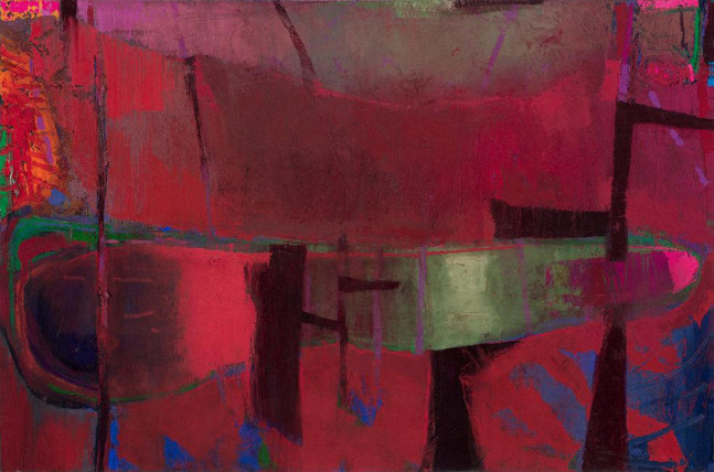 Brian Rutenberg Rain and More Rain, 2019 oil on linen 36 x 55 inches