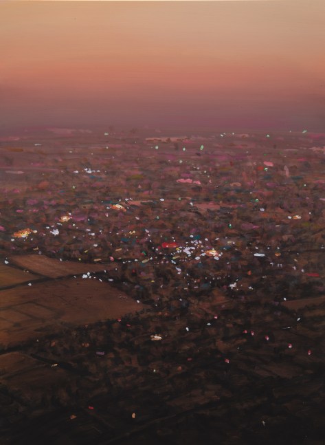 Tula Telfair A Web of Signs, 2023 oil on clayboard 24 x 18 inches