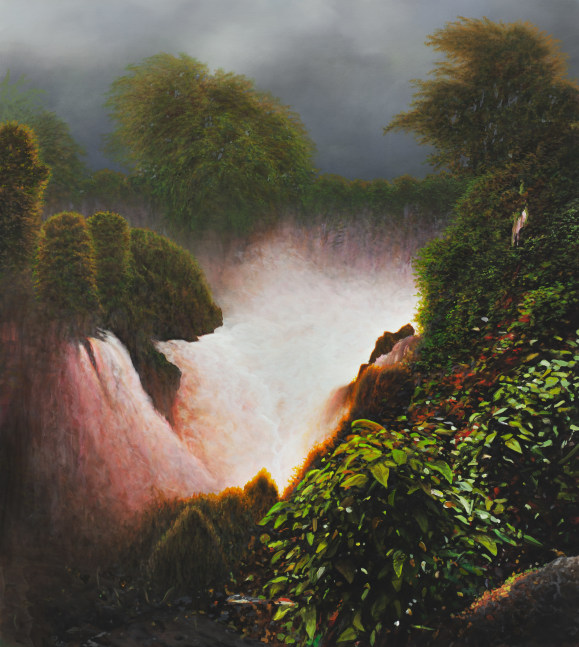 Tula Telfair, The Temptations, 2025 oil on canvas, 78 x 70 inches