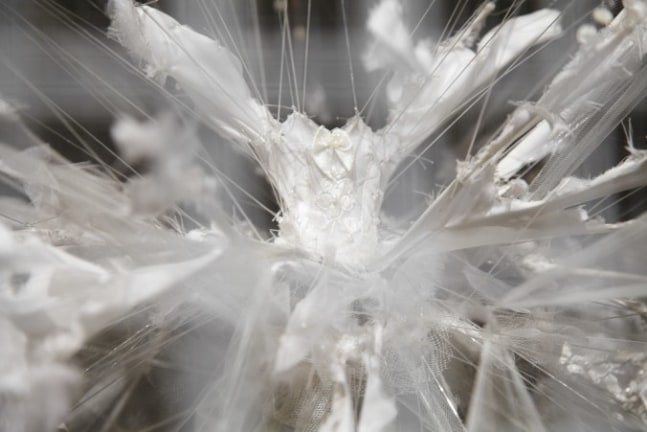 9/11 &amp;ldquo;The installation is a continuation of a technique I developed for my Bridal Supernova series &amp;mdash;where I dissected these intricate little wedding dresses and transformed them into explosion.&amp;rdquo;