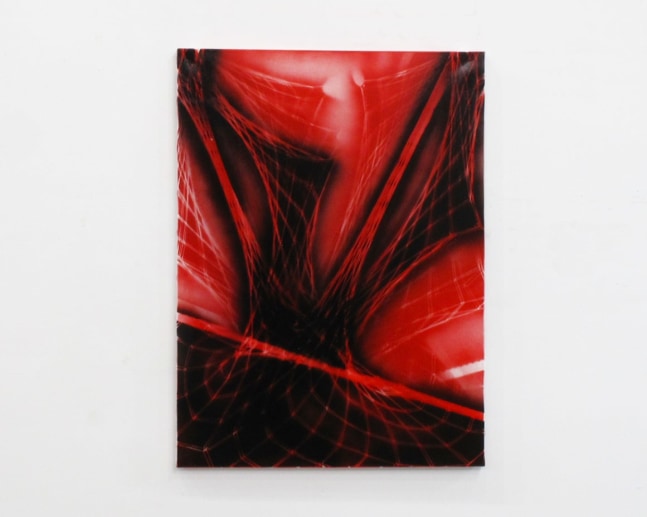 Bodysuit Abstraction (Red &amp;amp; Black), 2010

Enamel on Canvas

21 1/4h x 28 3/4w in