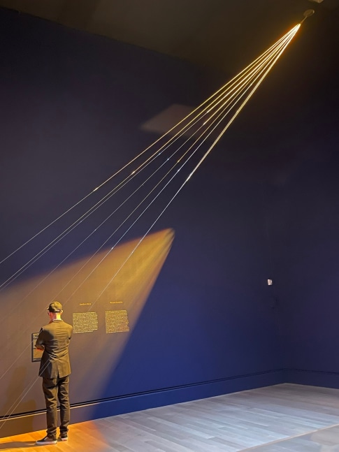 Installation view of &quot;Golden Rays / In-Vitro,&quot; Getty Center, Los Angeles.