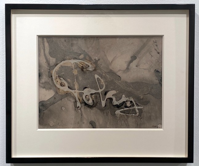 Mark Tobey

Signature #1,&amp;nbsp;1961

Tempera and glue on paper

8 1/4 x 11 1/4 inches

Signed lower right