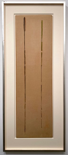 Mark Tobey

Cattails,&amp;nbsp;1953

Ink on paper mounted on board

36 1/2 x 11 inches

Signed lower right