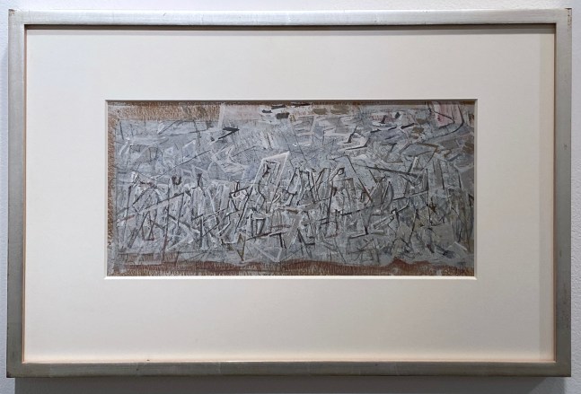 Mark Tobey

The Path,&amp;nbsp;1956

Tempera on paper

6 1/4 x 13 inches

Signed lower right