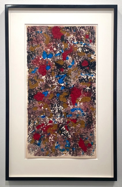 Mark Tobey

Untitled,&amp;nbsp;1965

Tempera on paper

19 1/2 x 10 1/4 inches

Signed lower right