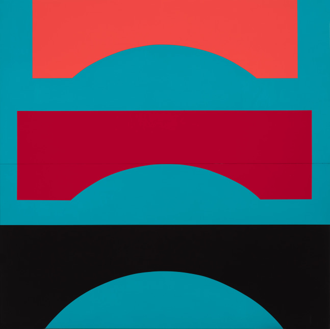 Jason Stewart

Three&amp;nbsp;Arcs Ascending, 2021

Acrylic on canvas

46 x 46 inches