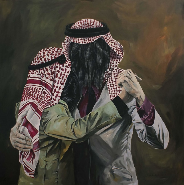Iqi Qoror
Traditional Gesture, 2020
Acrylic on canvas
78.74 x 78.74 inches