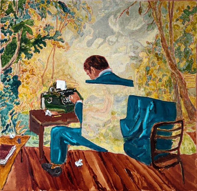 Bradley Wood
Typewriter, 2022
Oil on linen
30 x 31 inches
&amp;nbsp;