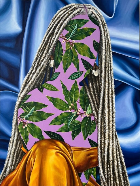 Akilah Watts

Remedy, 2022

Acrylic on canvas

48h x 36w inches

$7,000