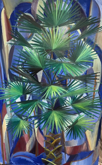 Rachid Bouhamidi
Family Palm,
Oil on canvas
42 x 68 inches
&amp;nbsp;