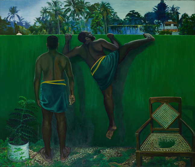 RATHEESH T.

The Wall Between Us, 2020

Oil on canvas

72 x 84.4 in / 183 x 214.5 cm