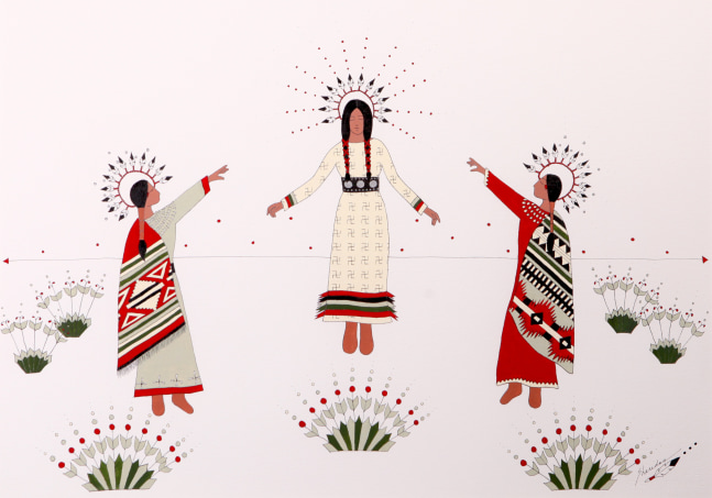 Tawacin Waste Win/ Good and Compassionate Woman

Ink and gouache on Arches pape

&amp;copy; 2022 Sheridan MacKnight

&amp;nbsp;

&amp;nbsp;